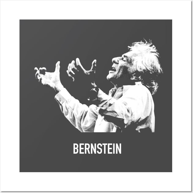 Conductor Bernstein Wall Art by vivalarevolucio